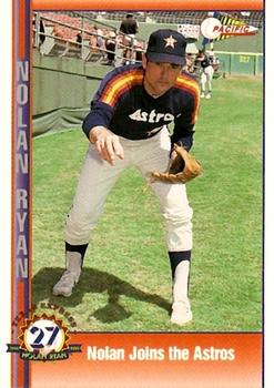 1993 Pacific Texas Express #35 Nolan Joins the Astros Front