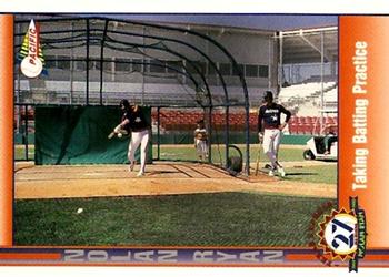 1993 Pacific Texas Express #37 Taking Batting Practice Front