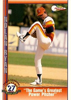 1993 Pacific Texas Express #38 The Game's Greatest Power Pitcher Front