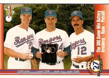 1993 Pacific Texas Express #68 Brad Arnsberg / Nolan Ryan / Geno Petralli Front