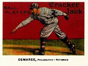 1983 1915 Cracker Jack (reprint) #92 Al Demaree Front