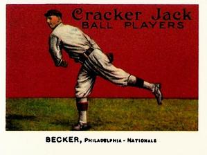 1983 1915 Cracker Jack (reprint) #96 Beals Becker Front