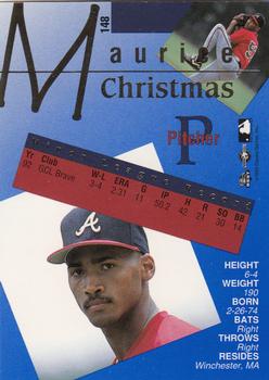 1993 Classic Best Gold #148 Maurice Christmas Back