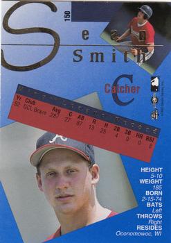1993 Classic Best Gold #150 Sean Smith Back