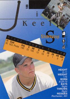 1993 Classic Best Gold #199 Jim Keefe Back