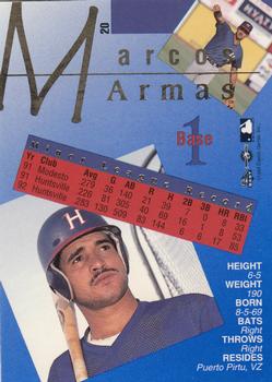 1993 Classic Best Gold #20 Marcos Armas Back