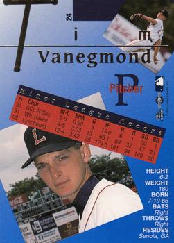 1993 Classic Best Gold #24 Tim Vanegmond Back