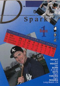 1993 Classic Best Gold #4 Don Sparks Back