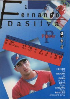 1993 Classic Best Gold #112 Fernando DaSilva Back