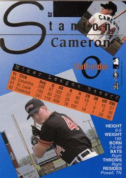 1993 Classic Best Gold #62 Stanton Cameron Back