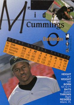 1993 Classic Best Gold #76 Midre Cummings Back