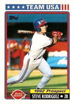 1992 Topps Dairy Queen Team USA #26 Steve Rodriguez Front