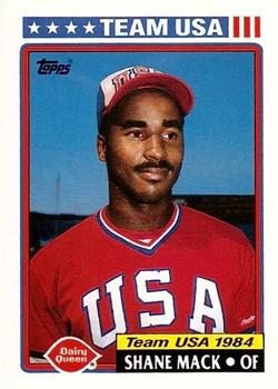 1992 Topps Dairy Queen Team USA #8 Shane Mack Front