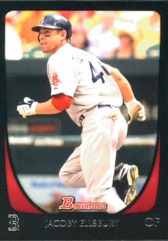 2011 Bowman #126 Jacoby Ellsbury Front