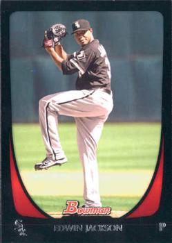 2011 Bowman #3 Edwin Jackson Front