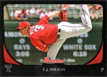 2011 Bowman #38 C.J. Wilson Front