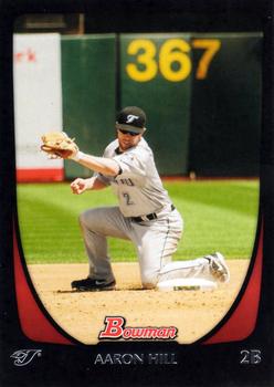 2011 Bowman #88 Aaron Hill Front