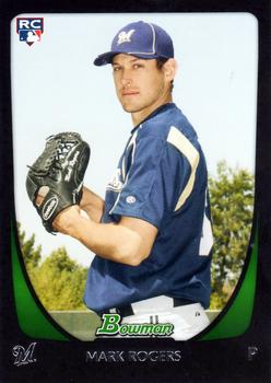 2011 Bowman #208 Mark Rogers Front