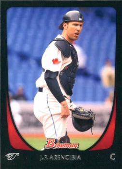2011 Bowman #70 J.P. Arencibia Front