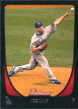 2011 Bowman #8 Ted Lilly Front