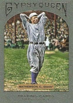 2011 Topps Gypsy Queen - Framed Green #18 Christy Mathewson Front