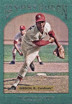 2011 Topps Gypsy Queen - Framed Green #44 Bob Gibson Front