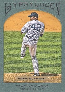 2011 Topps Gypsy Queen - Framed Green #92 Mariano Rivera Front