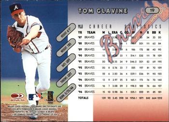 1997 Donruss Team Sets #19 Tom Glavine Back