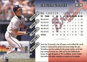 1997 Donruss Team Sets #25 Javier Lopez Back
