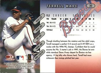 1997 Donruss Team Sets #30 Terrell Wade Back