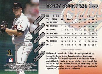 1997 Donruss Team Sets #36 Rocky Coppinger Back
