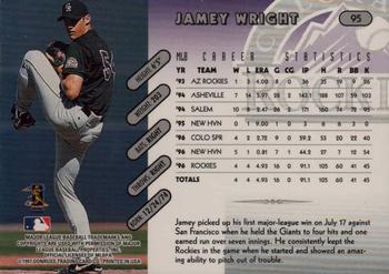 1997 Donruss Team Sets #95 Jamey Wright Back