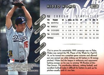 1997 Donruss Team Sets #107 Hideo Nomo Back