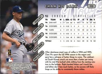 1997 Donruss Team Sets #113 Chan Ho Park Back