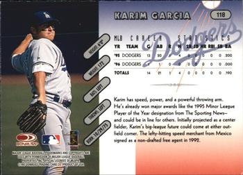 1997 Donruss Team Sets #118 Karim Garcia Back