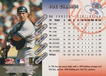 1997 Donruss Team Sets #133 Joe Girardi Back