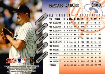 1997 Donruss Team Sets #134 David Wells Back