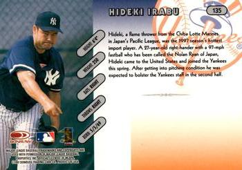 1997 Donruss Team Sets #135 Hideki Irabu Back