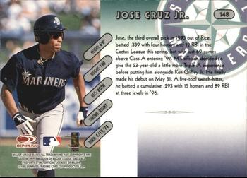 1997 Donruss Team Sets #148 Jose Cruz Jr. Back