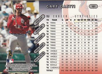 1997 Donruss Team Sets #161 Gary Gaetti Back