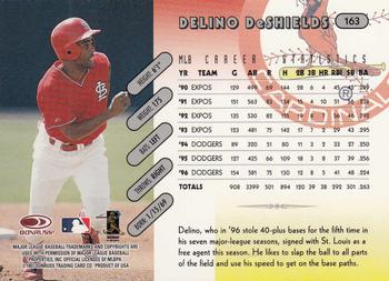 1997 Donruss Team Sets #163 Delino DeShields Back