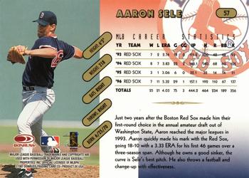 1997 Donruss Team Sets - Pennant Edition #57 Aaron Sele Back