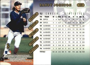 1997 Donruss Team Sets - Pennant Edition #139 Randy Johnson Back