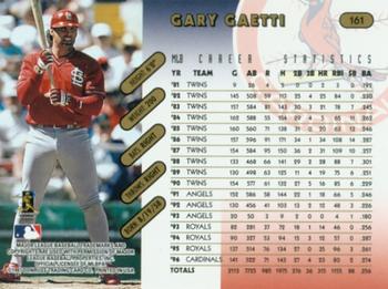 1997 Donruss Team Sets - Pennant Edition #161 Gary Gaetti Back
