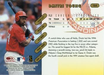 1997 Donruss Team Sets - Pennant Edition #164 Dmitri Young Back