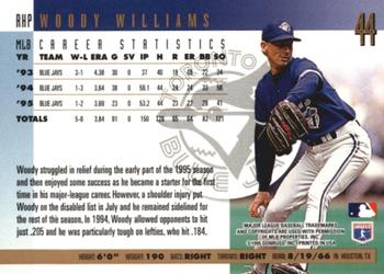 1996 Donruss - Press Proofs #44 Woody Williams Back