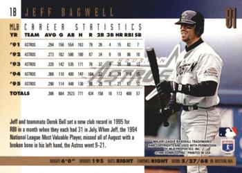 1996 Donruss - Press Proofs #81 Jeff Bagwell Back