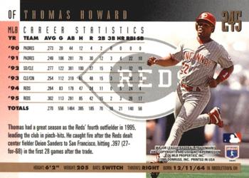 1996 Donruss - Press Proofs #245 Thomas Howard Back