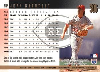 1996 Donruss - Press Proofs #306 Jeff Brantley Back
