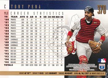 1996 Donruss - Press Proofs #370 Tony Pena Back
